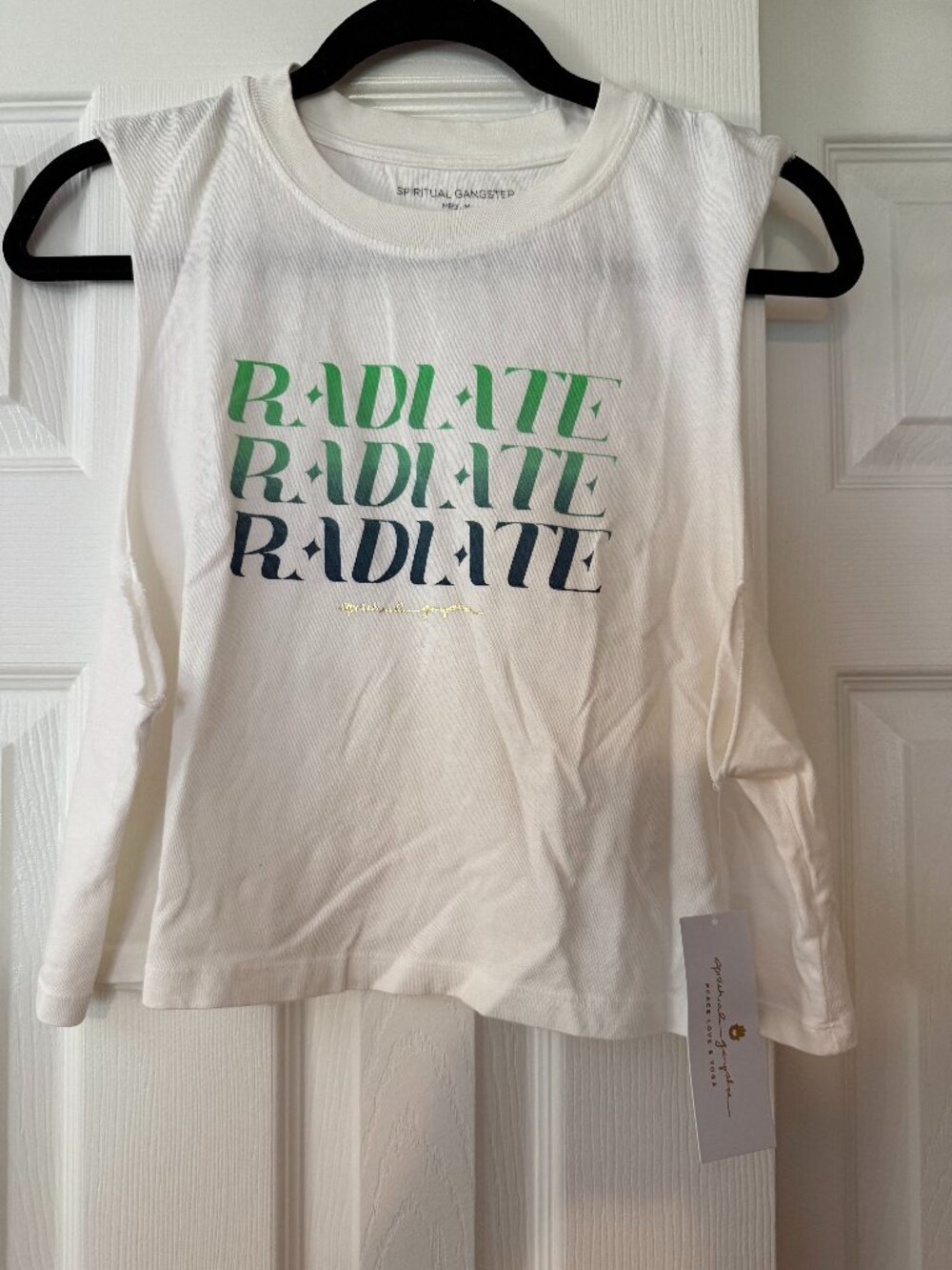 NWT Spiritual Gangster Radiate Crop Tank Top Size M